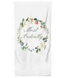 Mr Darcy Most Ardently Beach Towel