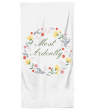 Mr Darcy Most Ardently Beach Towel