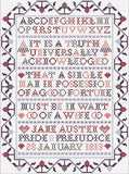 Pride & Prejudice Opening Lines Sampler Cross Stitch Kit