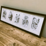 Pride & Prejudice Story Framed Print Set