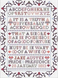 Pride & Prejudice Opening Lines Sampler Cross Stitch Kit -  thejaneaustenshop.co.uk