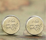 Pride and Prejudice Quote Earrings -  thejaneaustenshop.co.uk