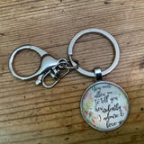 Mr. Darcy Quote Keyring