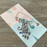 Pride & Prejudice Peacock Bookmark