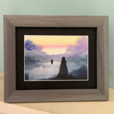 Pride & Prejudice Watercolour Framed Print