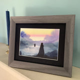 Pride & Prejudice Watercolour Framed Print