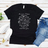 Mr. Darcy Proposal Quote T-Shirt