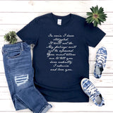 Mr. Darcy Proposal Quote T-Shirt