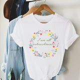 Caroline Bingley Astonishment White T-Shirt