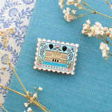 Pemberley Stamp Pin Badge