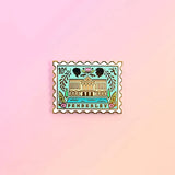 Pemberley Stamp Pin Badge