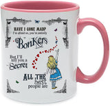 Alice in Wonderland Bonkers Mug