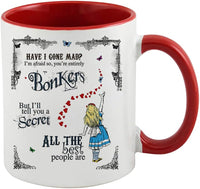 Alice in Wonderland Bonkers Mug