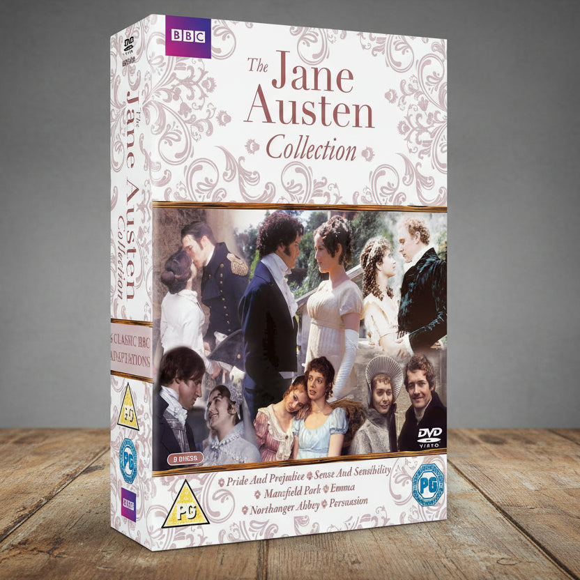 The Jane Austen Collection BBC Box Set - DVD | thejaneaustenshop.co.uk