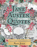 Jane Austen Quotes Floral Colouring Book