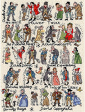 Charles Dickens Characters Sampler Cross Stitch Kit