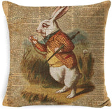 Alice in Wonderland Quotes Cushion Cover