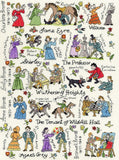 Brontë Characters Sampler Cross Stitch Kit