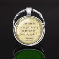 Charles Dickens Quote Keyring