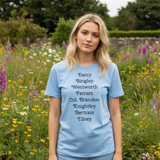 Jane Austen Male Characters T-Shirt