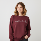 Mr Darcy Most Ardently Quote Sweatshirt