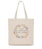 Lady Catherine No Compliments Flower Tote Bag