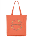 Lady Catherine No Compliments Flower Tote Bag