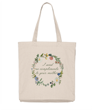 Lady Catherine No Compliments Floral Tote Bag