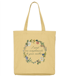 Lady Catherine No Compliments Floral Tote Bag