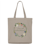 I Am All Astonishment! Floral Tote Bag