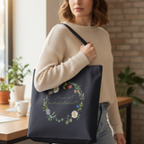 I Am All Astonishment! Floral Tote Bag