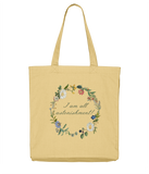 I Am All Astonishment! Floral Tote Bag
