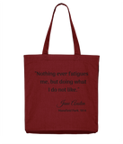 Mansfield Park Nothing Ever Fatigues Tote Bag