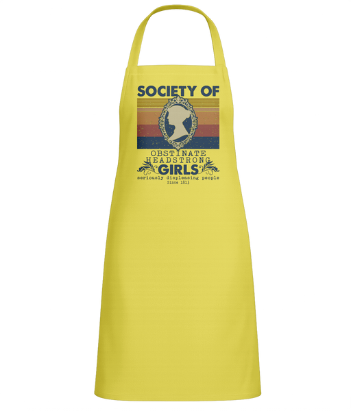 Society of Obstinate Headstrong Girls Apron