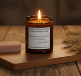 Mr. Darcy Bergamot, Ginger & Oud Scented Candle