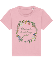 Obstinate Headstrong Girl Floral Baby T-Shirt