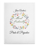 Jane Austen Most Ardently Tea Towel