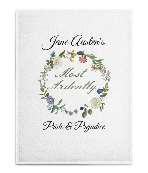 Jane Austen Most Ardently Tea Towel