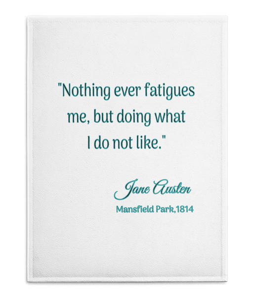 Jane Austen Mansfield Park Tea Towel