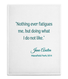 Jane Austen Mansfield Park Tea Towel