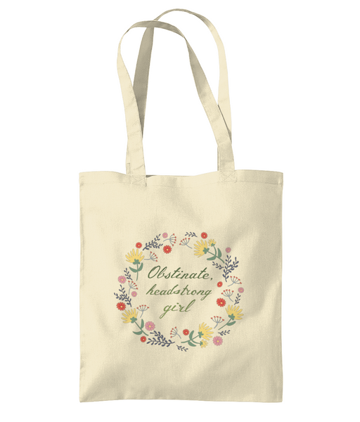 Obstinate Headstrong Girl! Flower Tote Bag