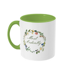 Mr Darcy Most Ardently Floral Mug