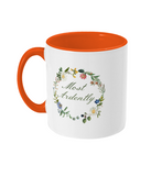 Mr Darcy Most Ardently Floral Mug