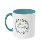 Mr Darcy Most Ardently Floral Mug