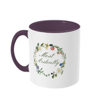 Mr Darcy Most Ardently Floral Mug