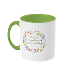 Lady Catherine Send No Compliments Flower Mug