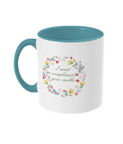 Lady Catherine Send No Compliments Flower Mug