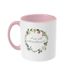 I Am All Astonishment! Floral Mug