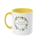 I Am All Astonishment! Floral Mug