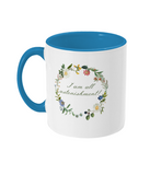 I Am All Astonishment! Floral Mug